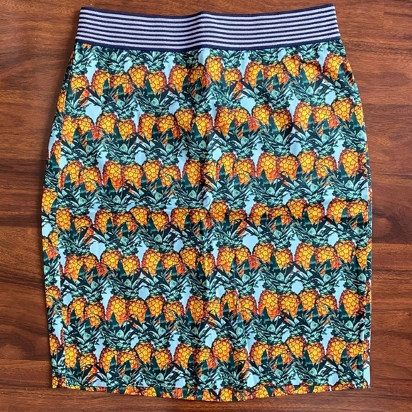 RARE Anthropologie Pineapple Grove Pencil Skirt - Picture 4 of 7